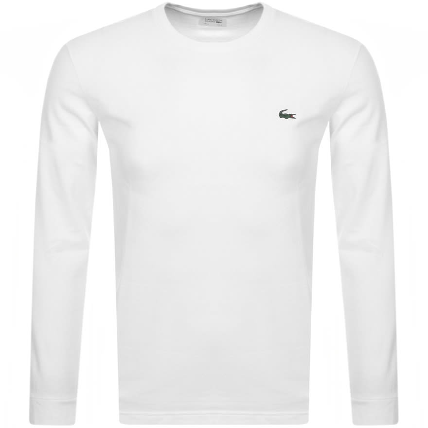 Alternative Image for ProductLacoste Sport Long Sleeved T Shirt White1